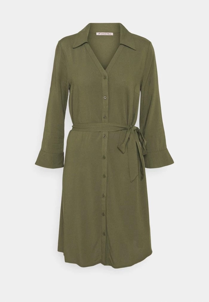 Peignoir ANNA FIELD Anna Field Shirt Dress Vert Olive Femme | WDV-3344240